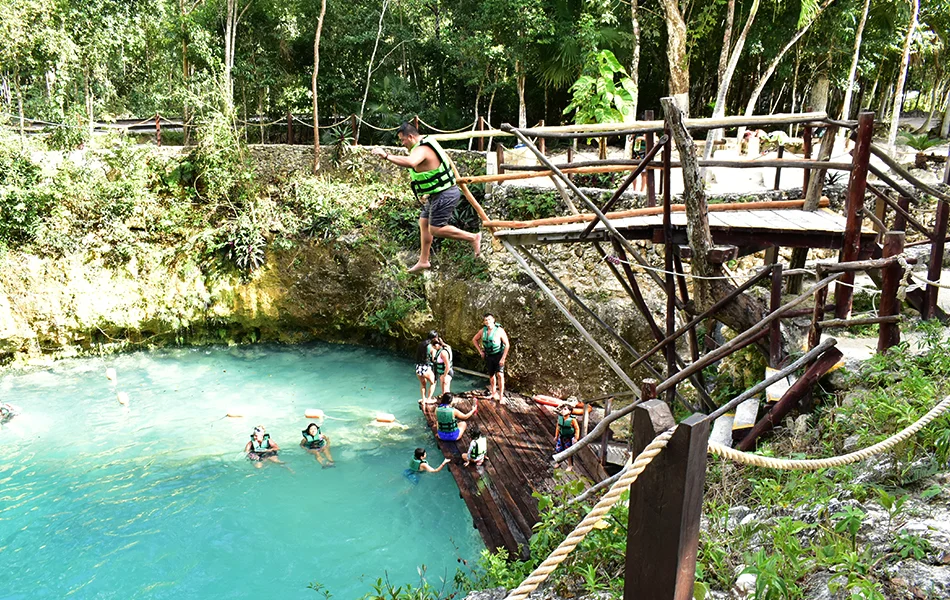 Cenote in Cancun by Jungle Paradise