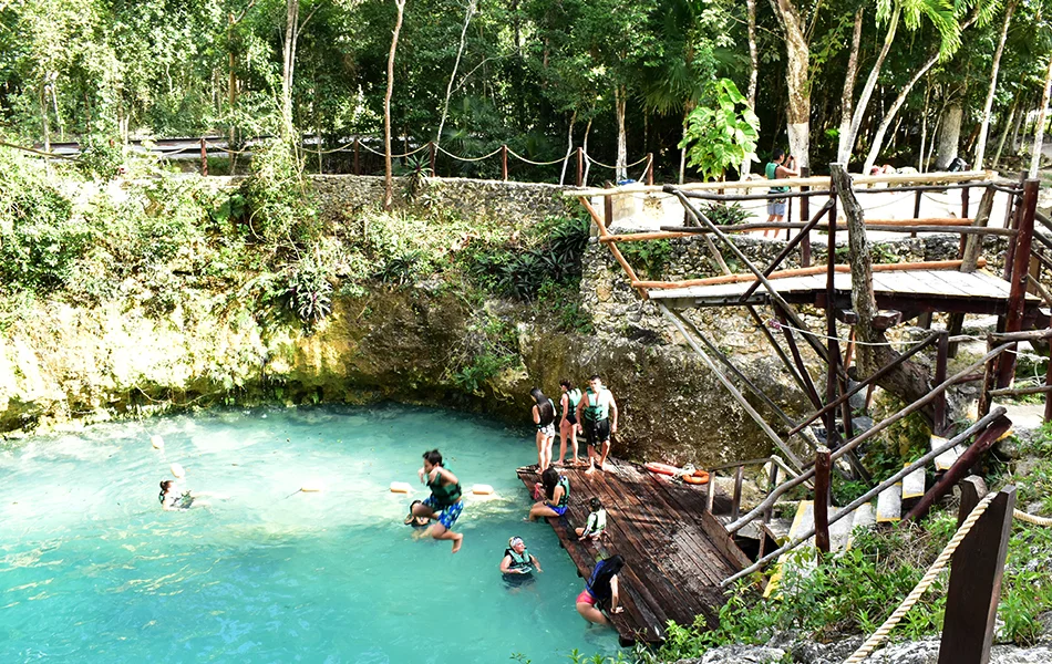 Cenote in Cancun by Jungle Paradise